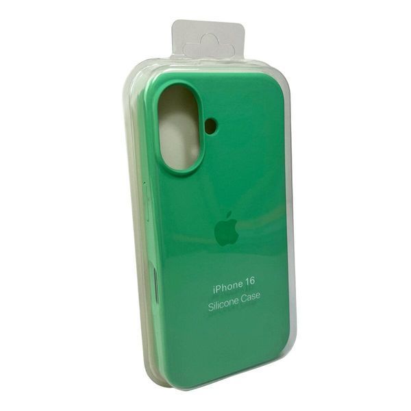 Силиконовый чехол для iPhone 16 Spearmint 666-01189 фото