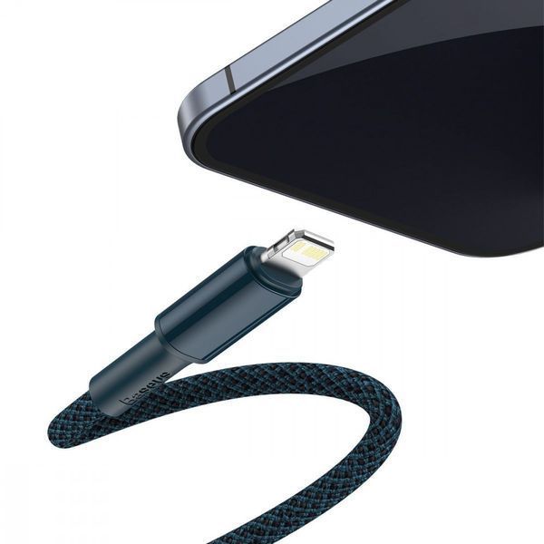 Кабель Baseus High Density Braided Type-C to Lightning PD 20W (2m) Black CATLGD-A01 фото