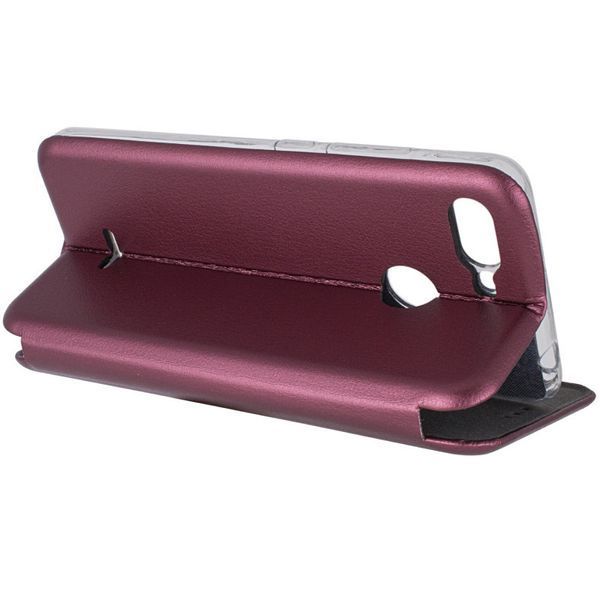 Шкіряний чохол-книжка Classy для Xiaomi Redmi 6 Maroon 777-06107 фото