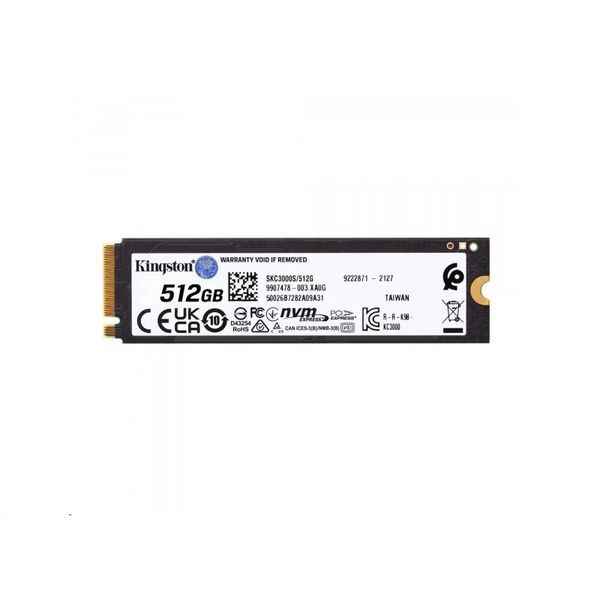 Накопитель SSD M.2 Kingston KC3000 512GB NVMe 2280 PCIe 4.0 x4 3D NAND TLC SKC3000S/512G фото