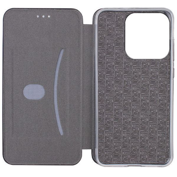Шкіряний чохол-книжка Classy для Xiaomi Redmi 12C Темно-синій 777-03619 фото