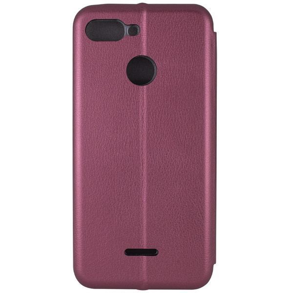 Шкіряний чохол-книжка Classy для Xiaomi Redmi 6 Maroon 777-06107 фото