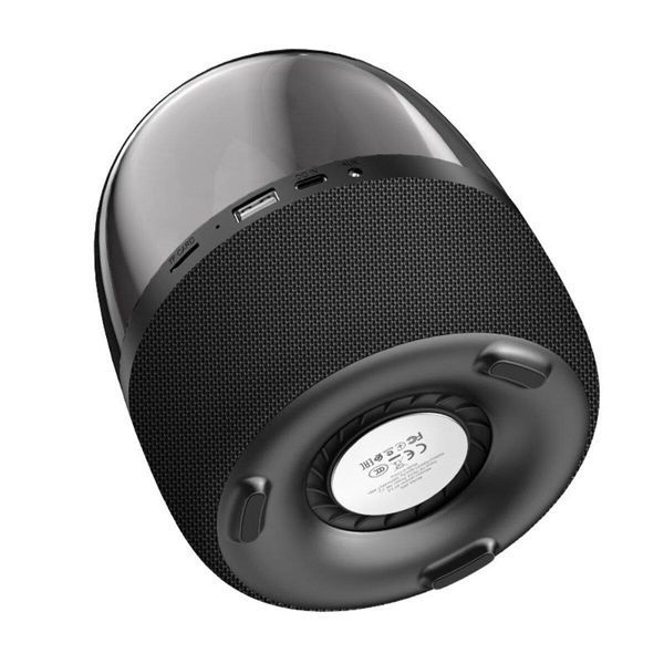 Портативна колонка BOROFONE BP8 Glazed colorful luminous BT speaker Black 656-00667 фото