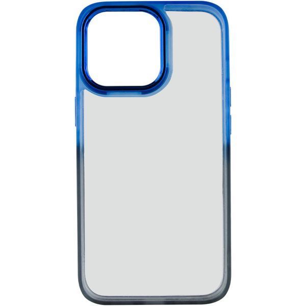 Чехол TPU+PC Fresh sip series для Apple iPhone 13 Pro (6.1") Черный / Синий 777-06714 фото
