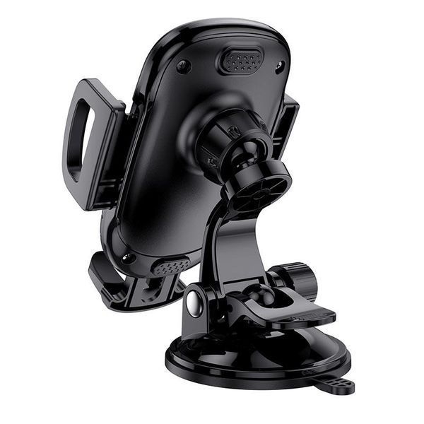Автотримач для телефона BOROFONE BH37 Route push type suction cup car holder Black 6931474738486 фото