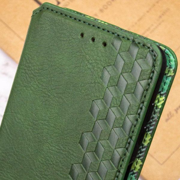 Чохол-книжка Rubic Leather для Samsung Galaxy A55 Green 666-02907 фото