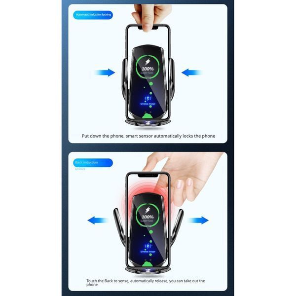 Holder з бездротовою зарядкою Q3 Smart Sensor Black 201-00129 фото