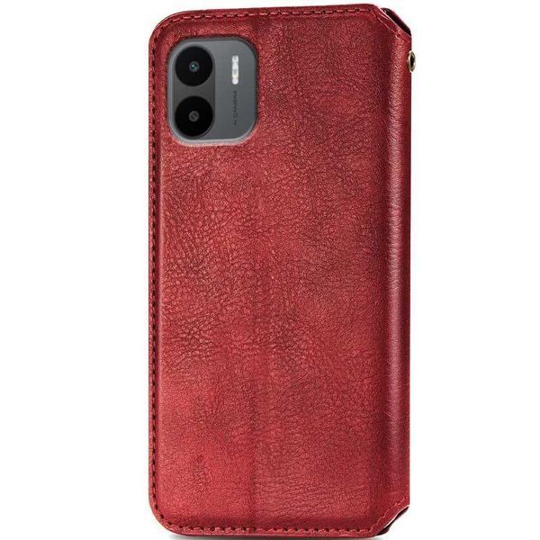 Кожаный чехол-книжка GETMAN Cubic для Xiaomi Redmi A1 / A2 Красный 555-01887 фото