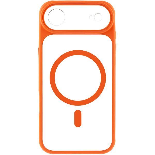 Чохол TPU+PC GETMAN Moon Clear with MagSafe для Apple iPhone 17 Air (6.5") Orange 656-08409 фото