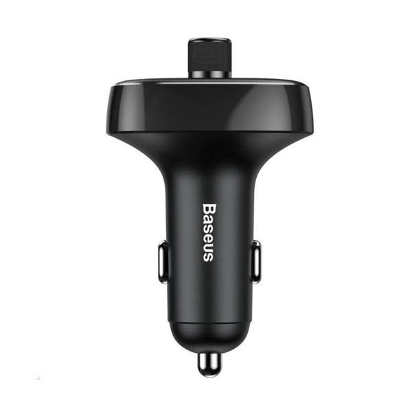 Автомобільний зарядний пристрій з FM-модулятор Baseus T Shaped S-09 Car Bluetooth MP3 Player Black 656-00568 фото