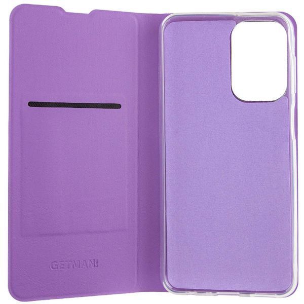 Шкіряний чохол-книжка GETMAN Elegant для Samsung Galaxy M34 5G Бузковий 555-01533 фото