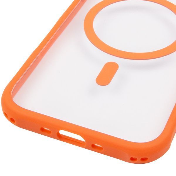 Чохол TPU+PC GETMAN Moon Clear with MagSafe для Apple iPhone 17 Air (6.5") Orange 656-08409 фото
