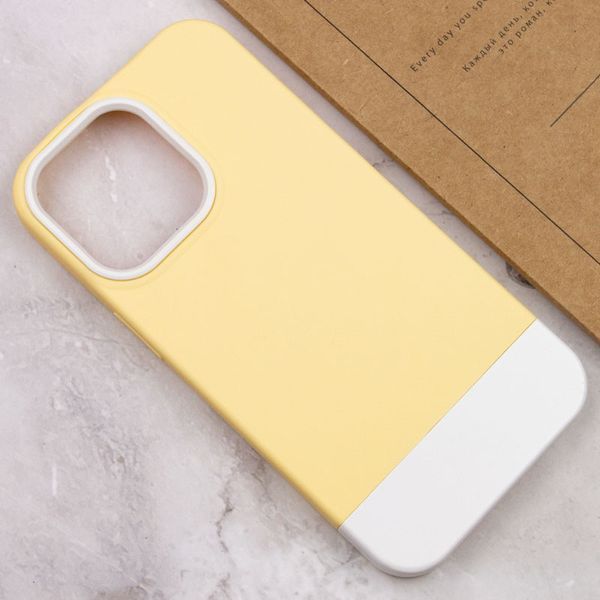Чохол TPU+PC Bichromatic для Apple iPhone 13 Pro Max (6.7") Creamy-yellow / White 555-04014 фото