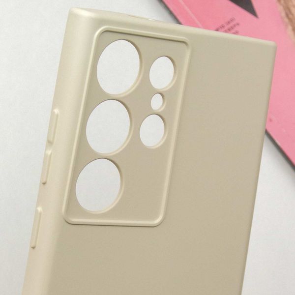 Чохол Silicone Cover Lakshmi Full Camera для Samsung Galaxy S24 Ultra Sand 777-07104 фото