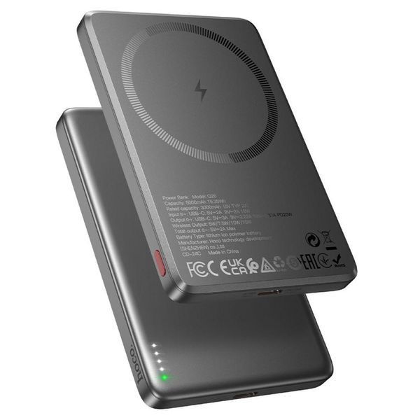 Power Bank Hoco Q26 Joy PD20W magnetic fast charging 5000mAh Титанове золото 656-01467 фото