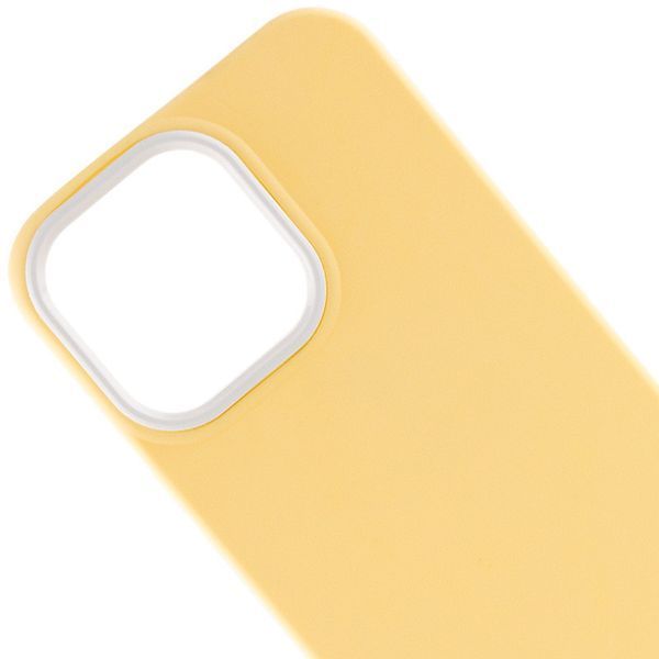 Чохол TPU+PC Bichromatic для Apple iPhone 13 Pro Max (6.7") Creamy-yellow / White 555-04014 фото