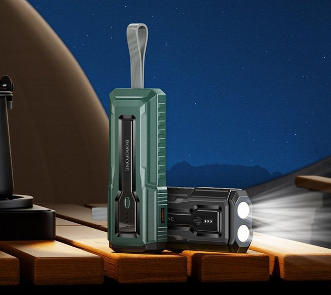 Зовнішній акумулятор BOROFONE BJ54 Graceful 22.5W+PD20W fully compatible flashlight power bank (10000mAh) 656-01148 фото