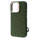 Чохол Kajsa Rhombus Collection with Magnetic Ring iPhone 16 Olive 656-08183 фото 1