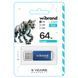 Флеш-накопичувач Wibrand USB 2.0 Cougar 64Gb Blue WI2.0/CU64P1U фото 2