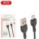 Кабель для заряджання та передачі даних XO-NB200 USB to Micro USB Чорний 1 м 209-00059 фото 2