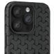 Чехол TPU Weaving для iPhone 14 Pro (6.1") Black 555-00348 фото 2