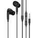 Навушники HOCO M101 Pro Crystal sound wire-controlled earphones with microphone Black 656-03931 фото 1