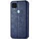 Шкіряний чохол-книжка GETMAN Cubic для ZTE Blade v2020 Синій 555-01937 фото 2