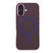 Чохол Space Magnetic Color з Magsafe для iPhone 16 Темно-фіолетовий 214-01430 фото 1