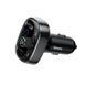 Автомобільний зарядний пристрій з FM-модулятор Baseus T Shaped S-09 Car Bluetooth MP3 Player Black 656-00568 фото 1