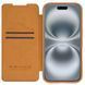 Шкіряний чохол-книжка Nillkin Qin Prop для Apple iPhone 16 Pro Max Brown 214-03396 фото 4