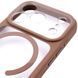 Чехол TPU+PC GETMAN Moon Clear with MagSafe для Apple iPhone 17 Pro Max (6.9") Brown 656-08459 фото 4
