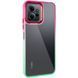 Чехол TPU+PC Fresh sip series для Xiaomi Redmi 12 Салатовый / Розовый 777-06614 фото