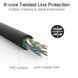 Мережевий кабель UGREEN NW102 Cat 6 U/UTP Lan Flat Cable 5m (Black)(UGR-50176) UGR-50176 фото 6