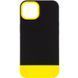Чехол TPU+PC Bichromatic для Apple iPhone 11 Pro Max (6.5") Black / Yellow 555-03914 фото 1