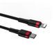 Кабель Baseus Cafule Cable Type-C to iP PD 20W 1m Red+Black CATLKLF-91 фото 5