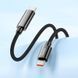 Кабель HOCO U125 Benefit 100W charging data cable with display Type-C to Type-C Black 6942007611930 фото 5