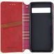 Кожаный чехол-книжка GETMAN Cubic для Google Pixel 7a Красный 555-01783 фото 3