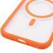 Чохол TPU+PC GETMAN Moon Clear with MagSafe для Apple iPhone 17 Air (6.5") Orange 656-08409 фото 5