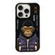 Чохол TPU+PC Nimmy 3D with Metal Buttons для iPhone 16 Pro Gorilla Black 656-02546 фото 1