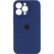 Силіконовий чохол з закритою камерою для iPhone 14 Pro Max Dark Blue 666-00930 фото