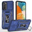 Ударостійкий чохол Camshield Army Ring для Samsung Galaxy A23 4G Navy Blue 777-05149 фото
