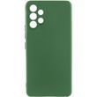 Чохол TPU GETMAN Liquid Silk Full Camera для Samsung Galaxy A32 4G Зелений / Dark green ILSO-00000073789-3 фото