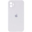 Силіконовий чохол з квадратними бортиками для iPhone 11 White 208-00845 фото