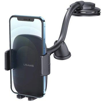 Тримач для мобільного Usams US-ZJ065 Car Center Console Retractable Phone Holder(Adjustable Gooseneck) 656-00510 фото