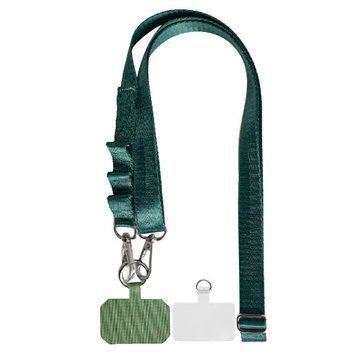 Шнурок із двома кріпленнями (2 см) 140 см Dark Green 555-03286 фото