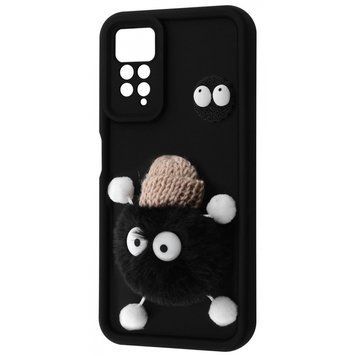 Чохол Pretty Things Case для Xiaomi Redmi Note 11 Pro/Redmi Note 12 Pro 4G Black/Fluffy Black 777-02207 фото
