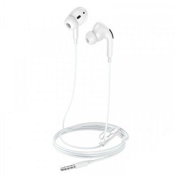 Навушники HOCO M101 Pro Crystal sound wire-controlled earphones with microphone White 656-03932 фото