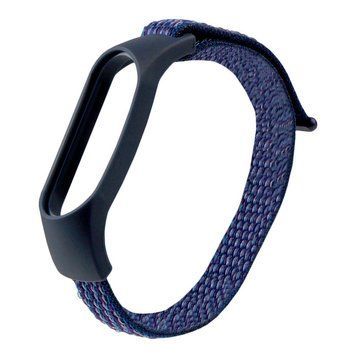 Ремінець для Xiaomi Mi Band 3/4/5/6/7 Nylon Dark Blue 212-02479 фото
