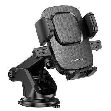 Автодержатель для телефона BOROFONE BH60 Dainty center console car holder Black 6974443382754 фото
