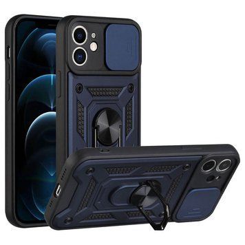 Ударопрочный чехол Camshield Serge Ring для Apple iPhone 11 (6.1") Blue 208-05573 фото